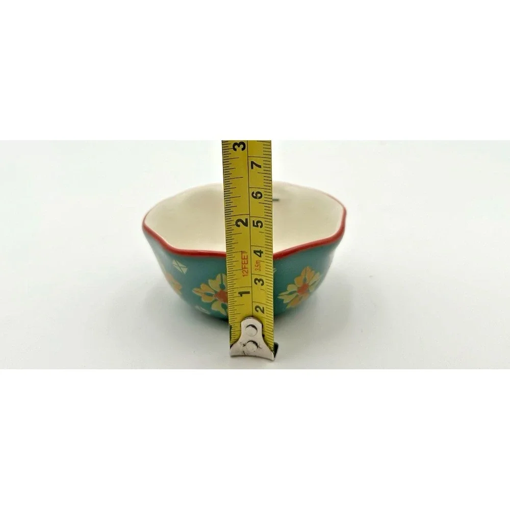 Pioneer Woman Ceramic Measuring Cups Set 4pc Floral Replacement Bowl